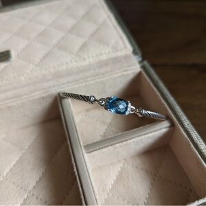 David Yurman Wheaton bracelet Blue Topaz